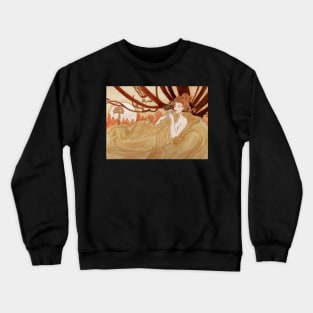 Dusk (after Mucha) Crewneck Sweatshirt